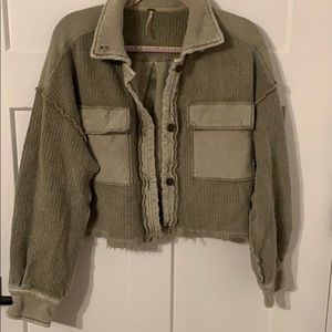 Free People Nomad Shirt Jacket French 